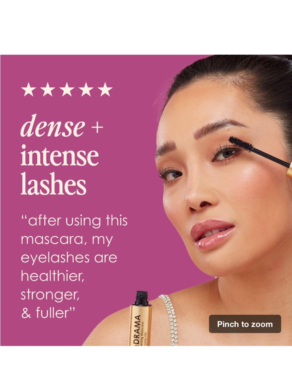 GrandeDRAMA Intense Thickening Mascara – Gold (Black Formula) - Picture 4 of 6